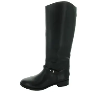FIRESSEL Womens Zipper Leather Knee-High Boots