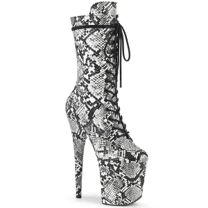 FLAMINGO-1050SP Black-White Snake Print/Black-White Snake Print