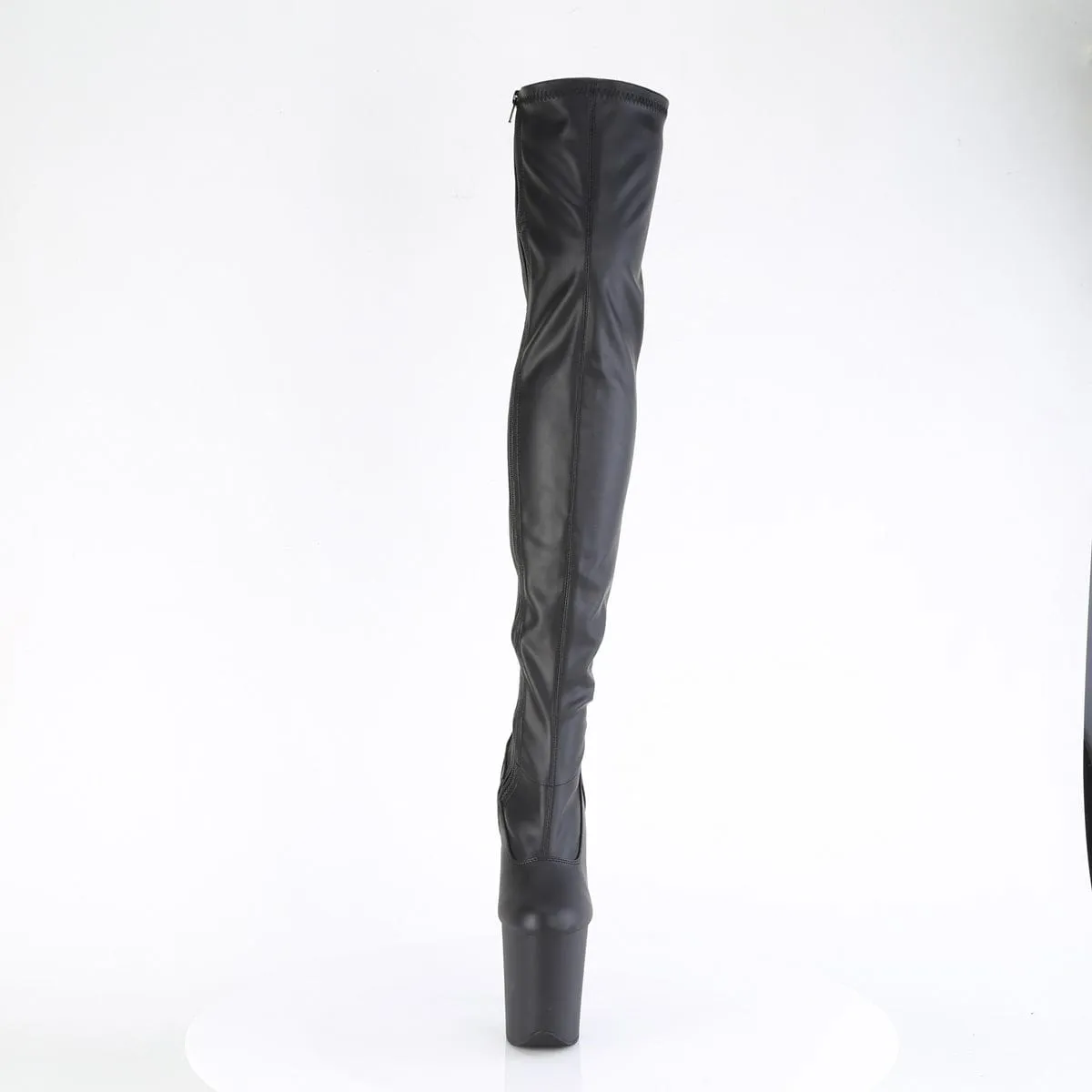 FLAMINGO-3000 Black Faux Leather/Black Matte