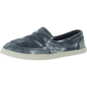 Fun Womens Tie-Dye Canvas Slip-On Sneakers