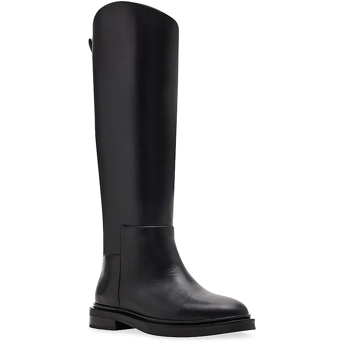 Gaige Womens Solid Leather Knee-High Boots