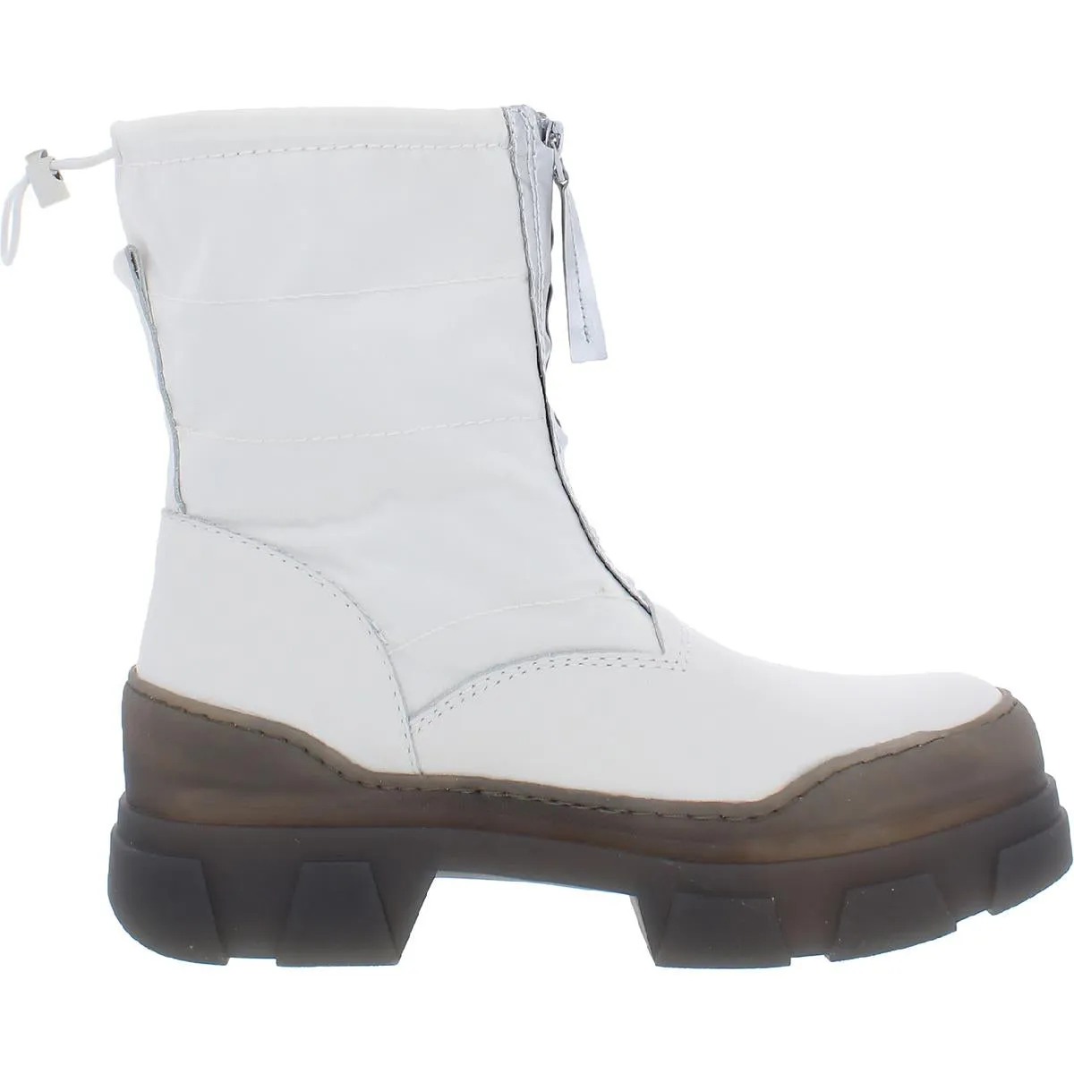 Galaxy Womens Leather Pintuck Booties