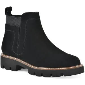 Glassie Womens Solid Suede Chelsea Boots