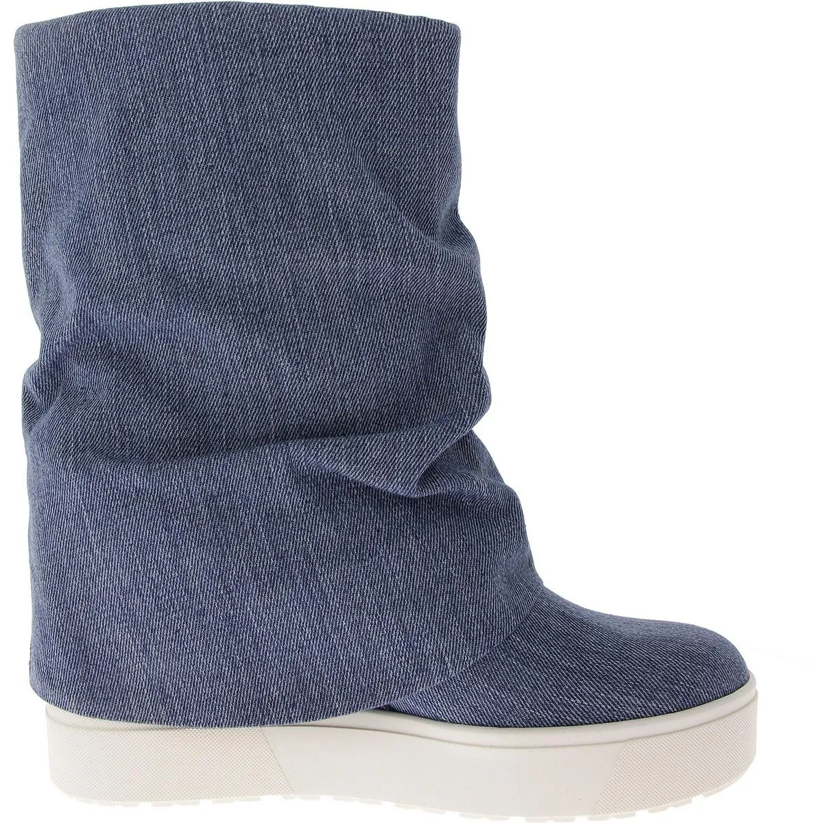 Guinna Womens Pull On Round Toe Mid-Calf Boots