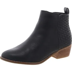 Half N Half 7 Womens Zipper Manmade Booties