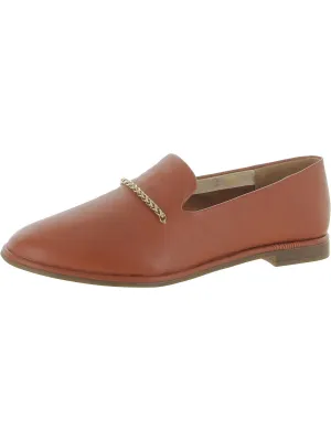 Hanah Womens Chain Slip On Loafers