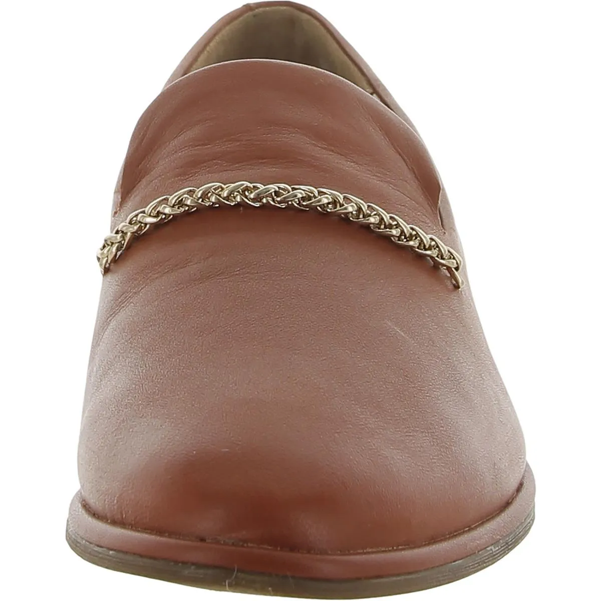 Hanah Womens Chain Slip On Loafers