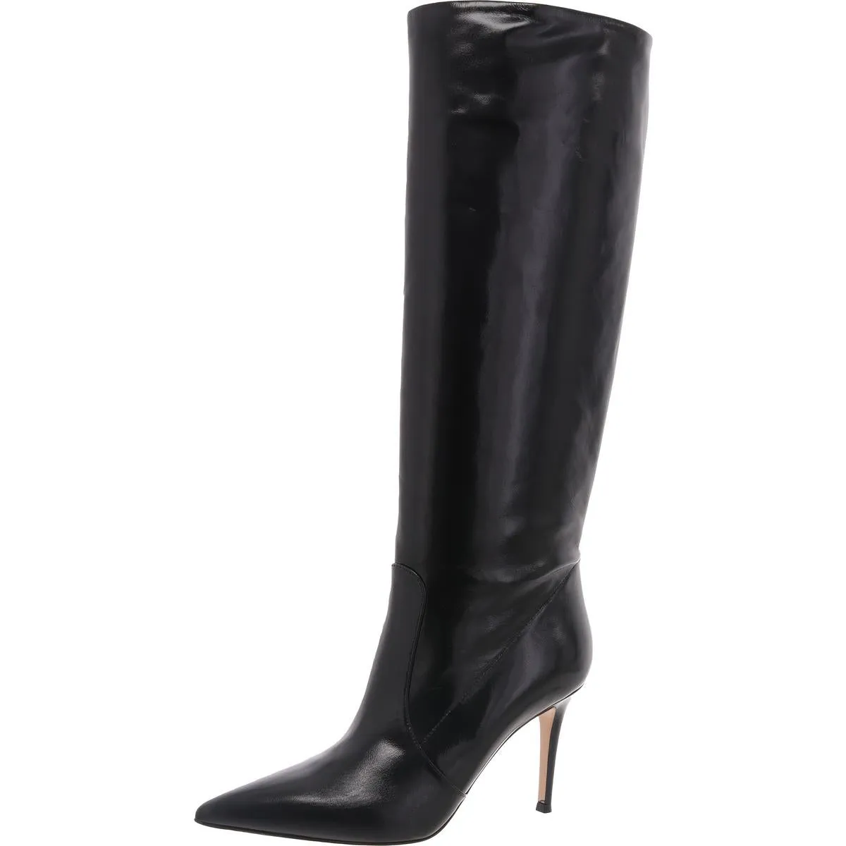 Hansen Womens Solid Patent Leather Knee-High Boots