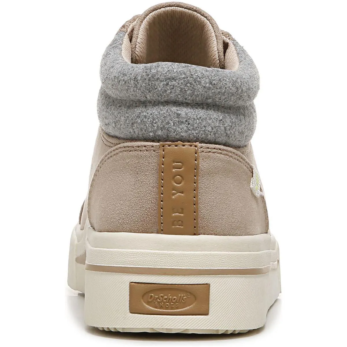 Happiness Hi Womens Mixed Media High-Top Sneakers
