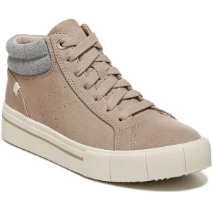 Happiness Hi Womens Mixed Media High-Top Sneakers