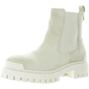 Harriet Womens Lugged Sole Suede Chelsea Boots