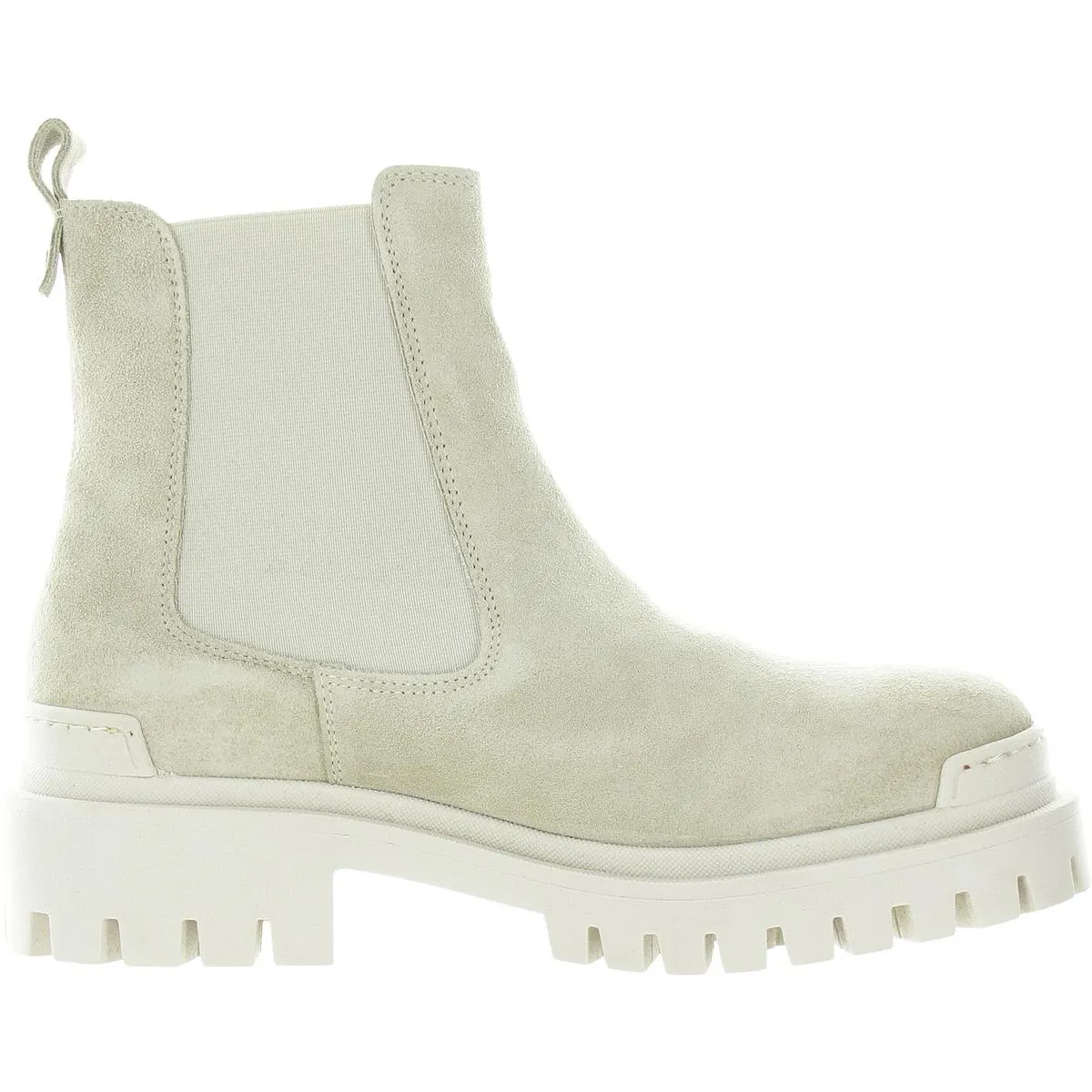Harriet Womens Lugged Sole Suede Chelsea Boots