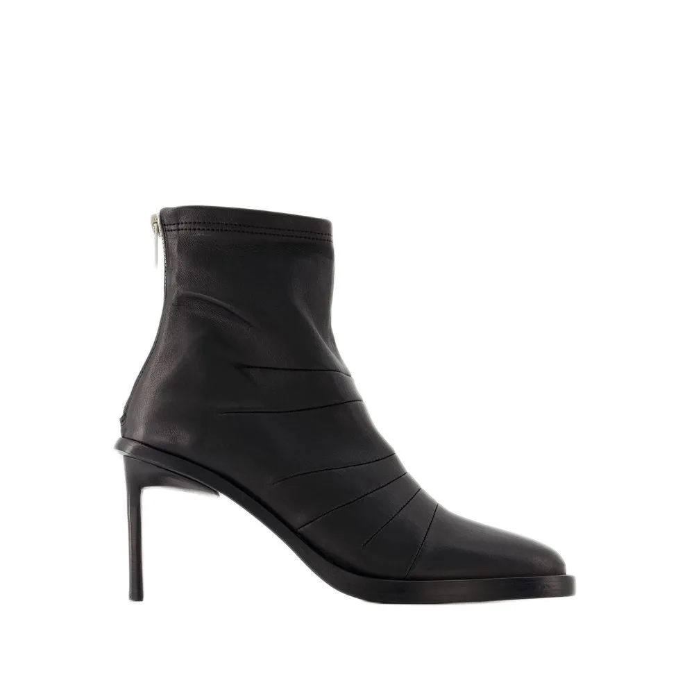 Hedy Ankle Boots - Leather - Black