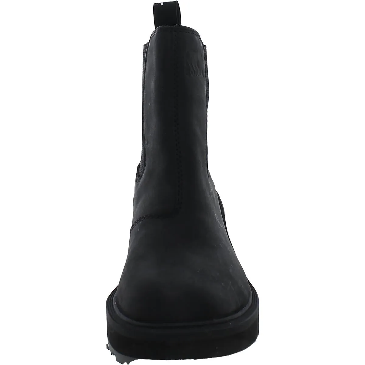 Hi Line Womens Leather Padded Insole Chelsea Boots