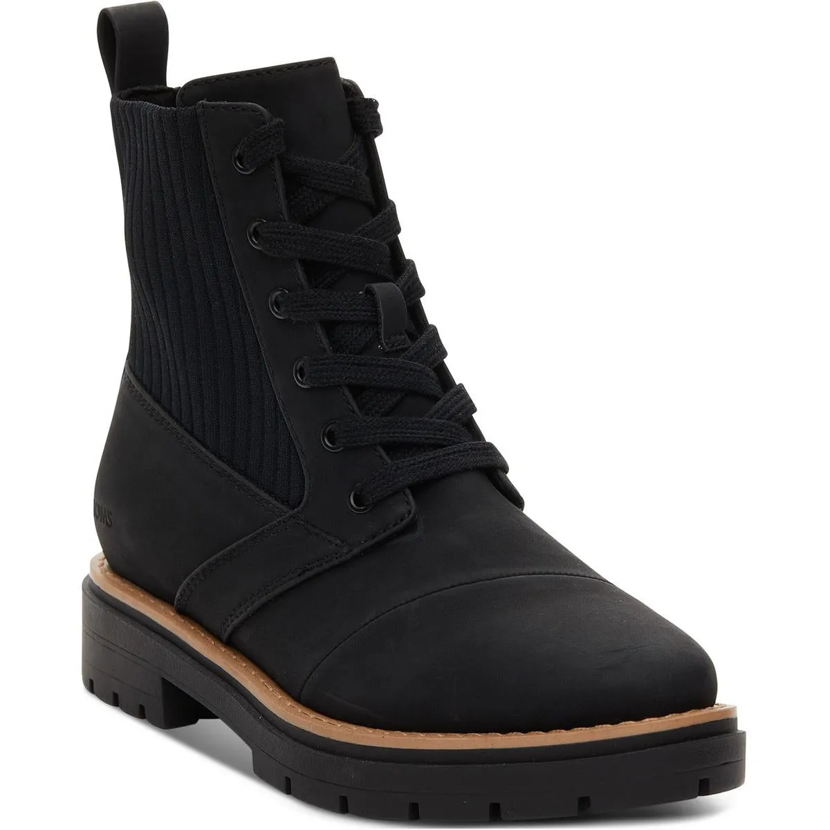 Ionie Womens Lace-Up Manmade Combat & Lace-Up Boots