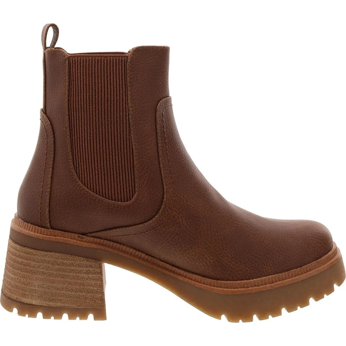 Irie Womens Faux Leather Ankle Chelsea Boots