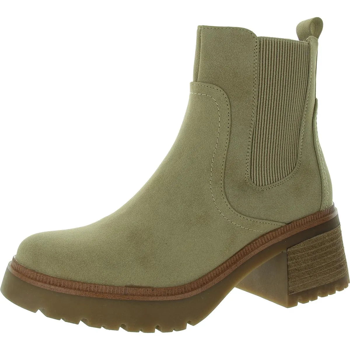 Irie Womens Faux Leather Ankle Chelsea Boots