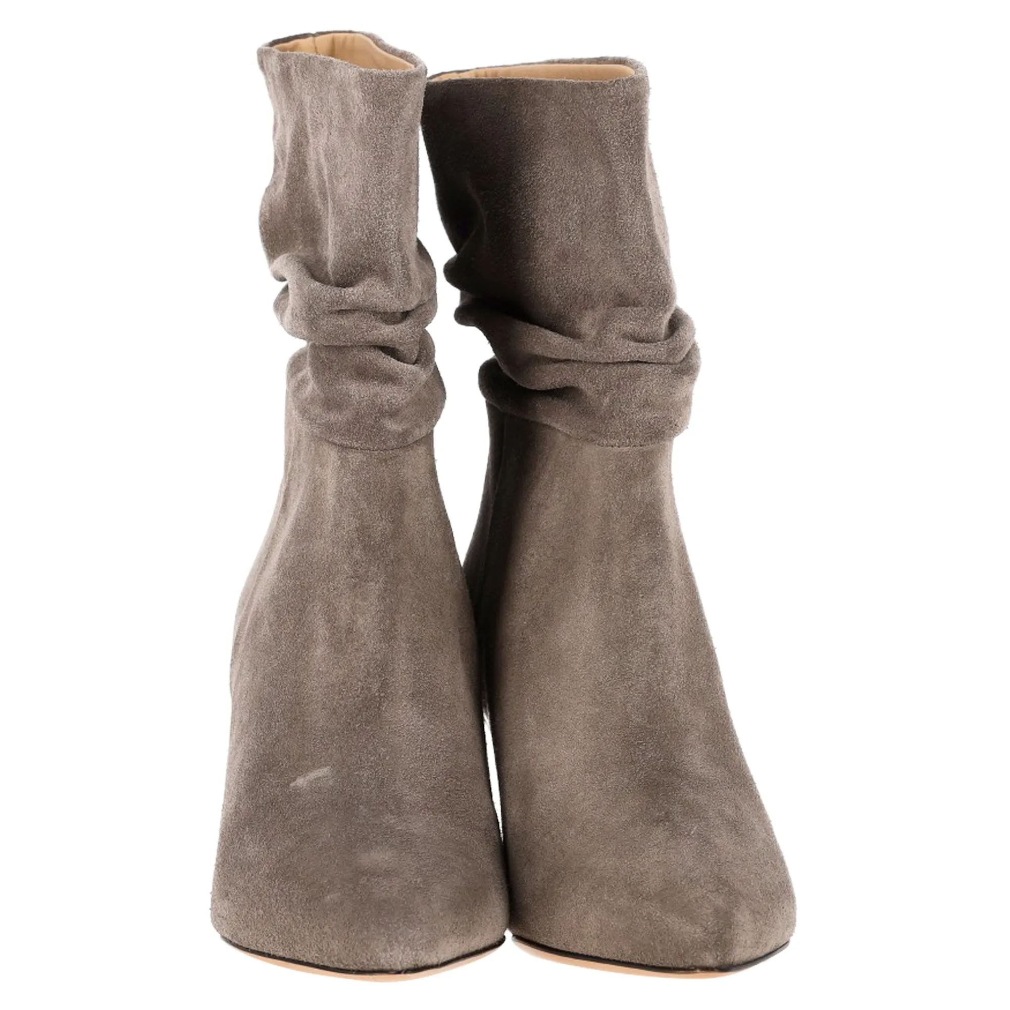 Iro Theke Ankle Boots in Grey Suede
