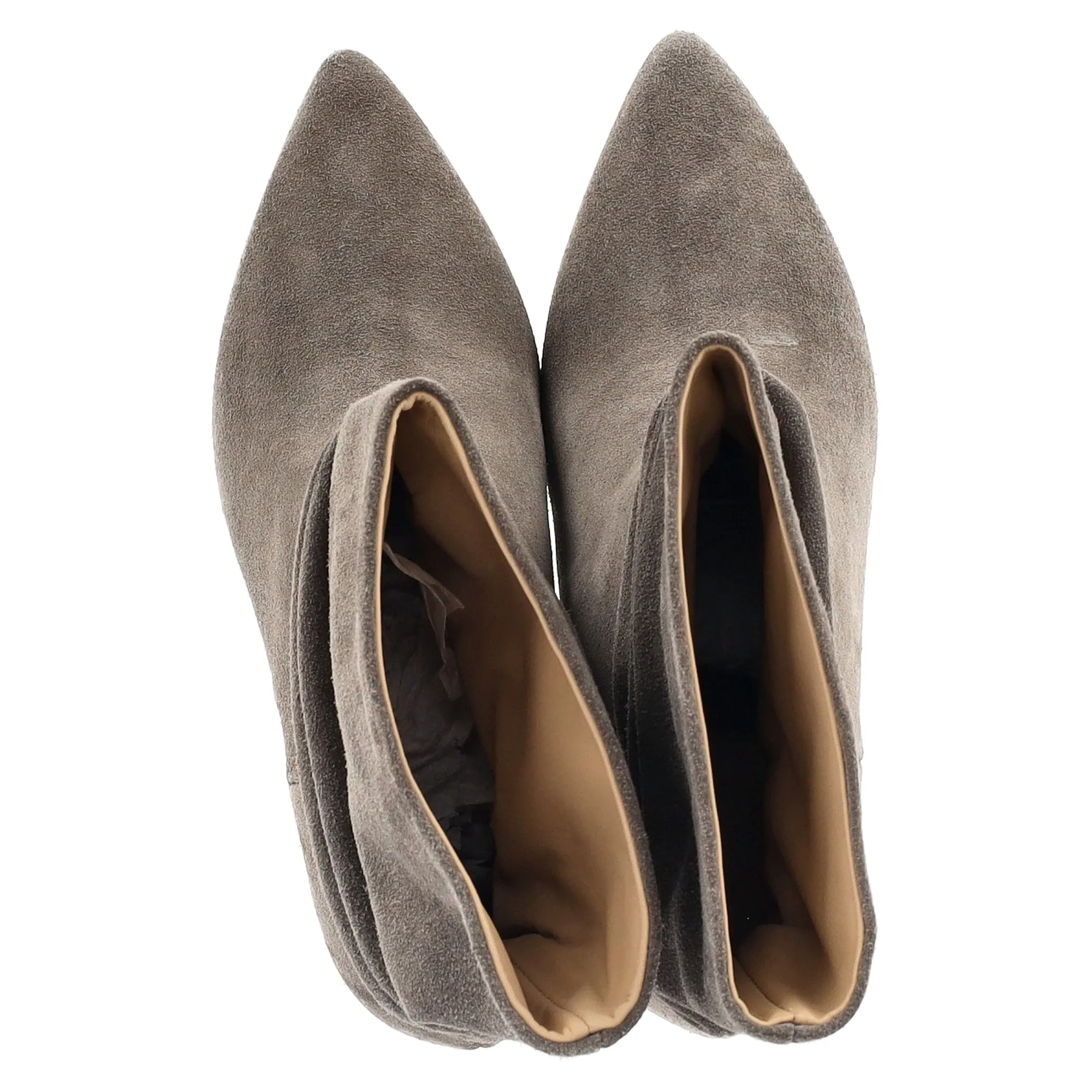 Iro Theke Ankle Boots in Grey Suede