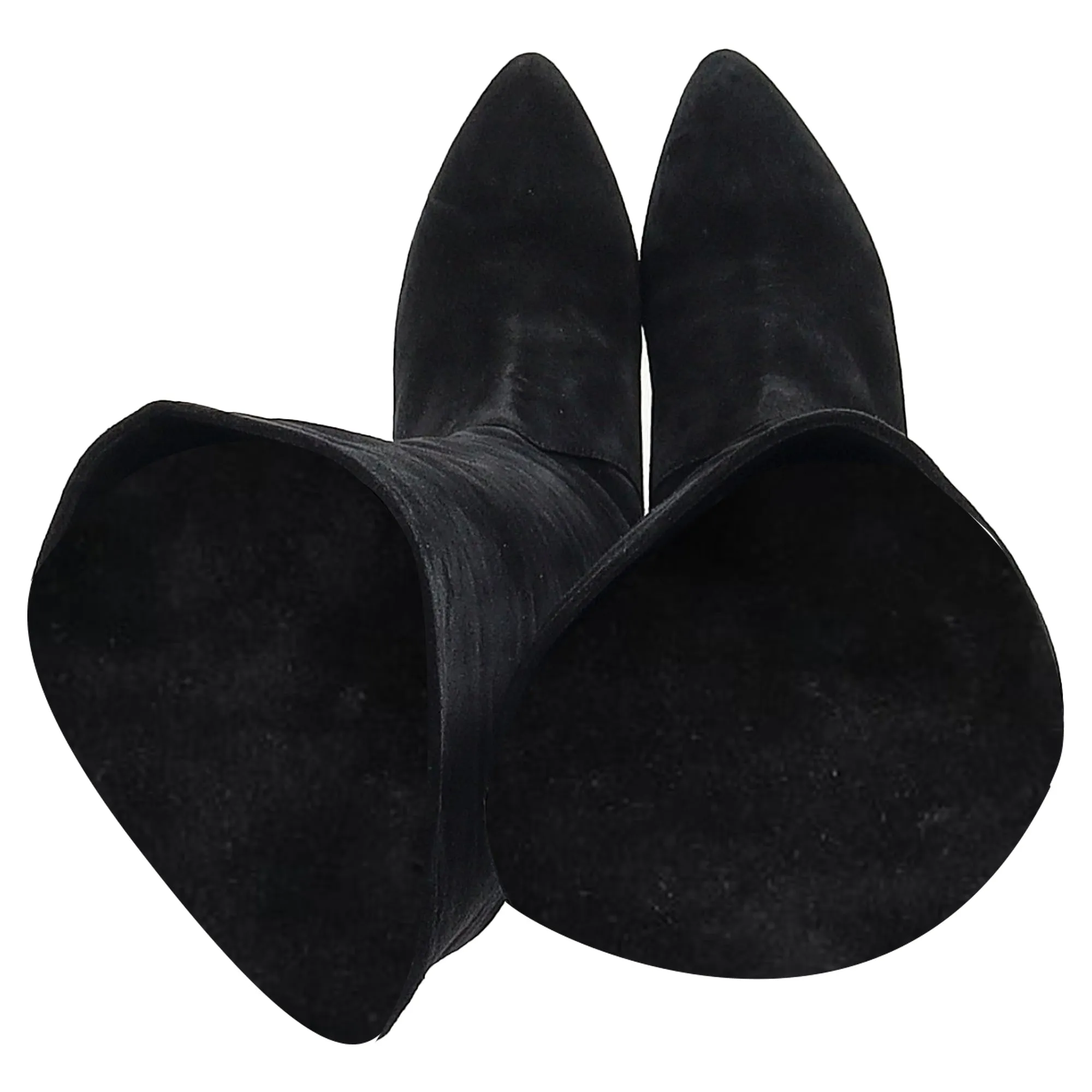 Isabel Marant Seelys Knee-High Boots in Black Suede