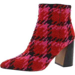 Jackyy Womens Zipper Knit Booties