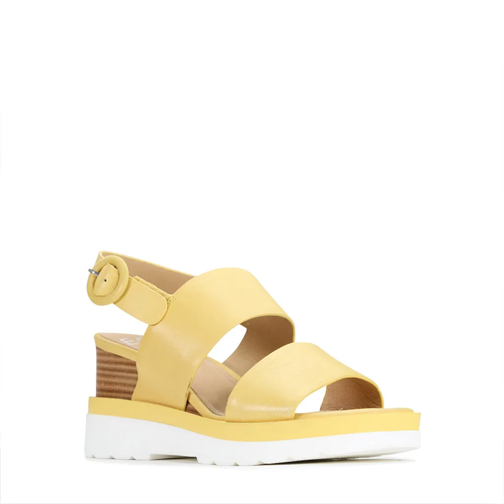 JADES LEATHER WEDGE SANDAL