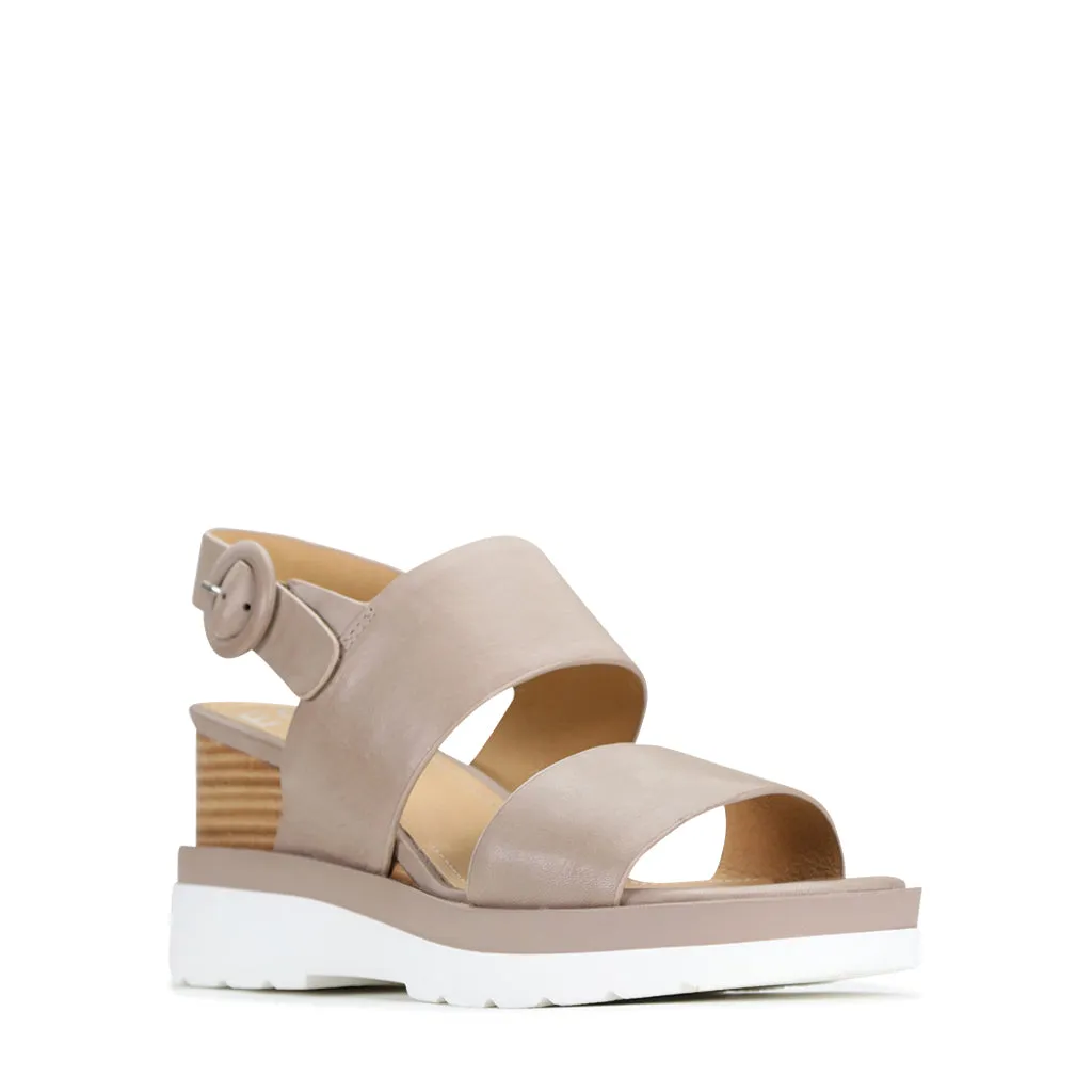 JADES LEATHER WEDGE SANDAL
