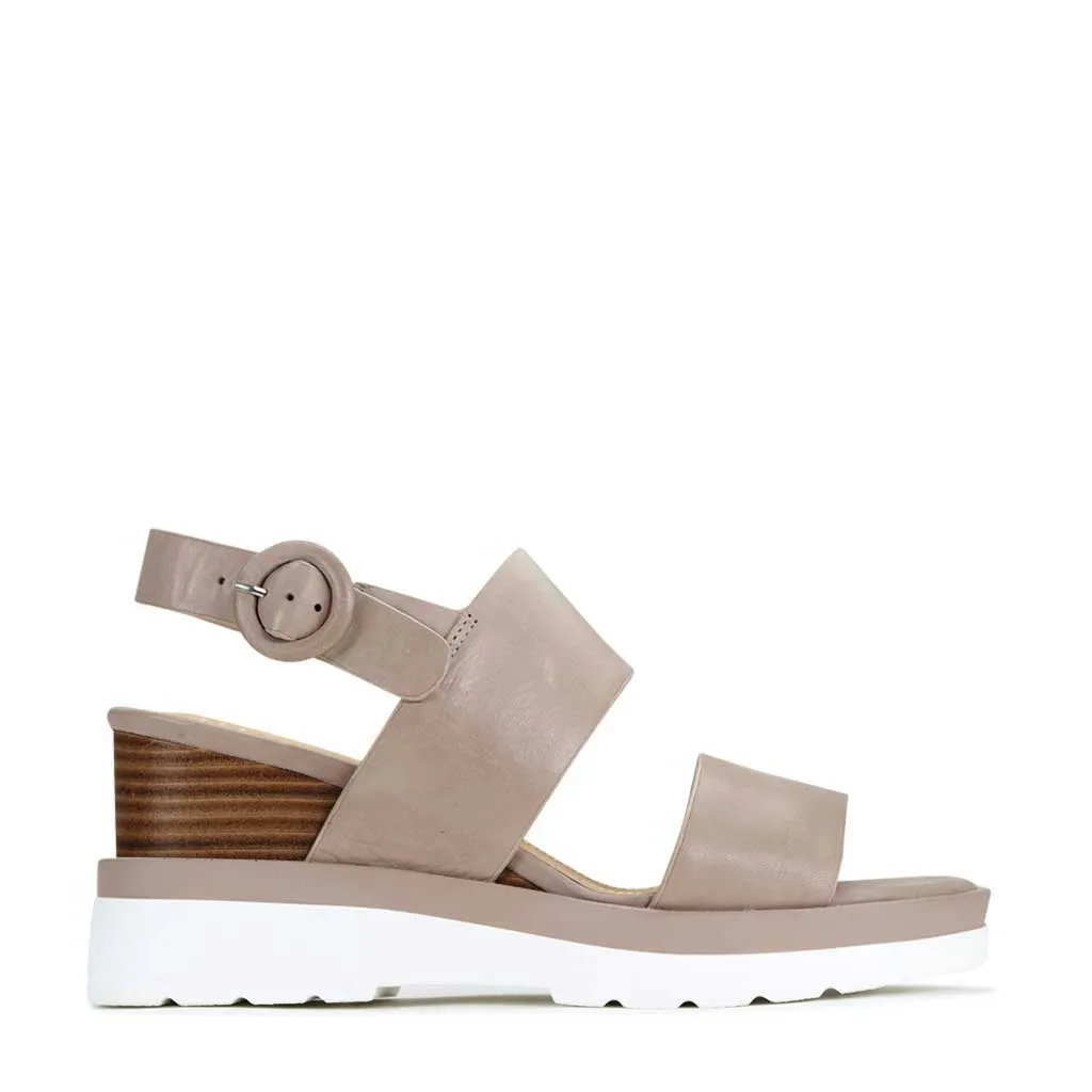 JADES LEATHER WEDGE SANDAL