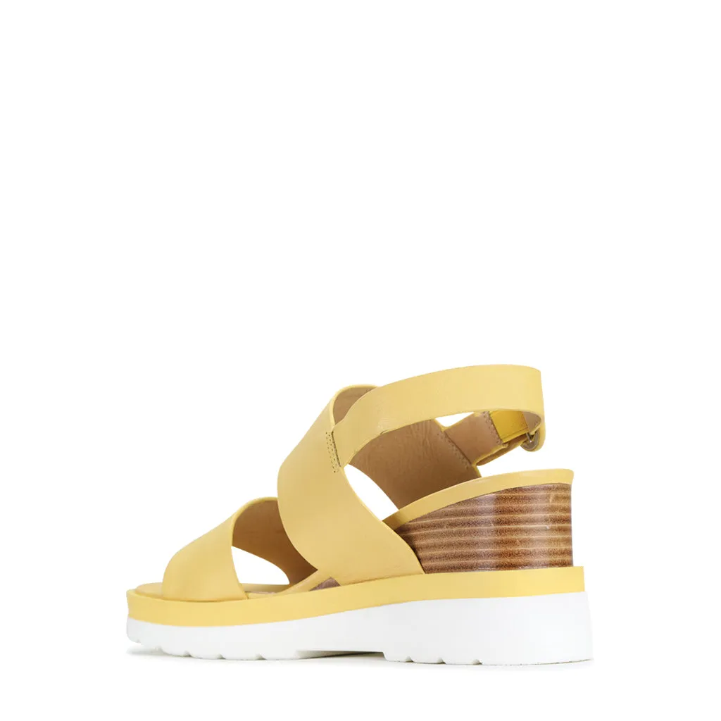 JADES LEATHER WEDGE SANDAL