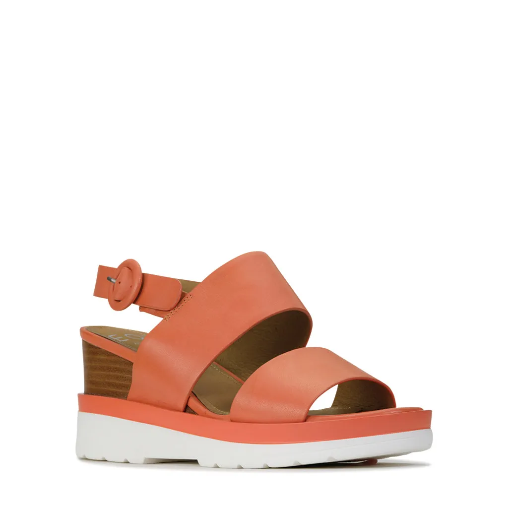 JADES LEATHER WEDGE SANDAL