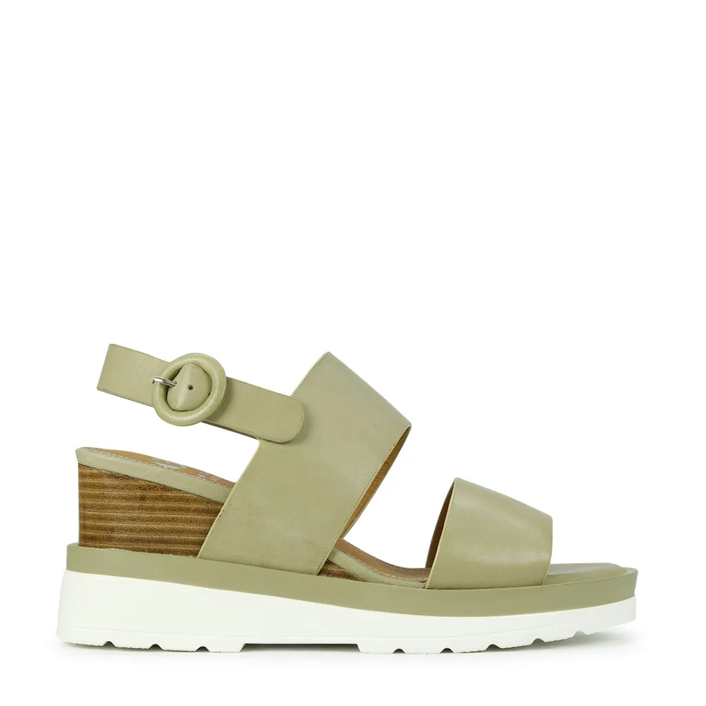 JADES LEATHER WEDGE SANDAL