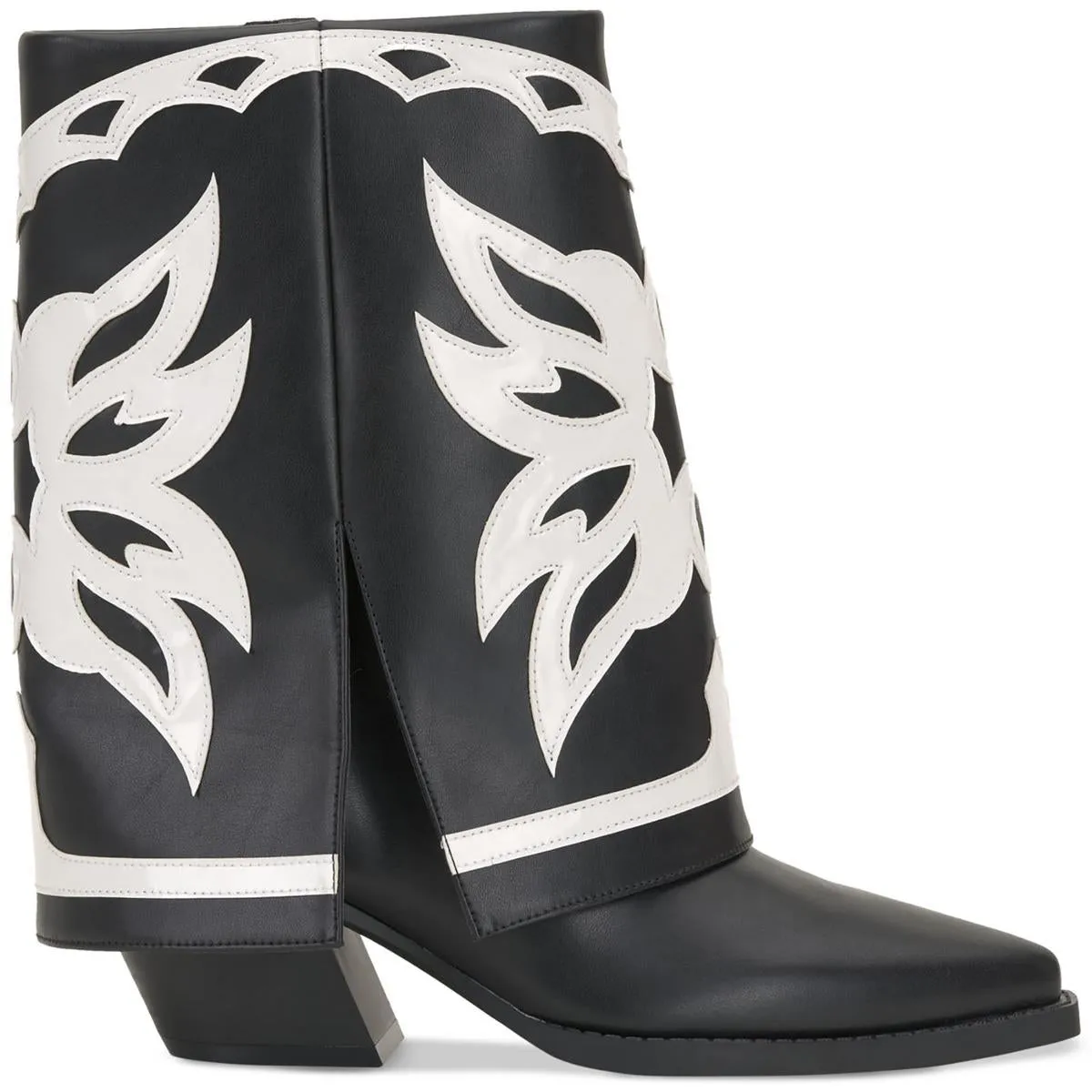 Jadizap Womens Comfort Insole Faux Leather Ankle Boots