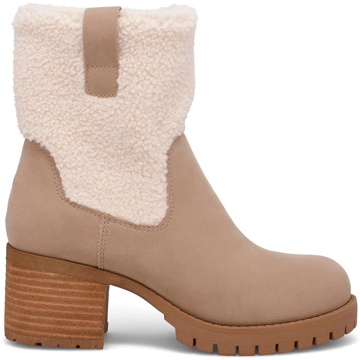 Jakob Womens Zipper Faux Fur Booties