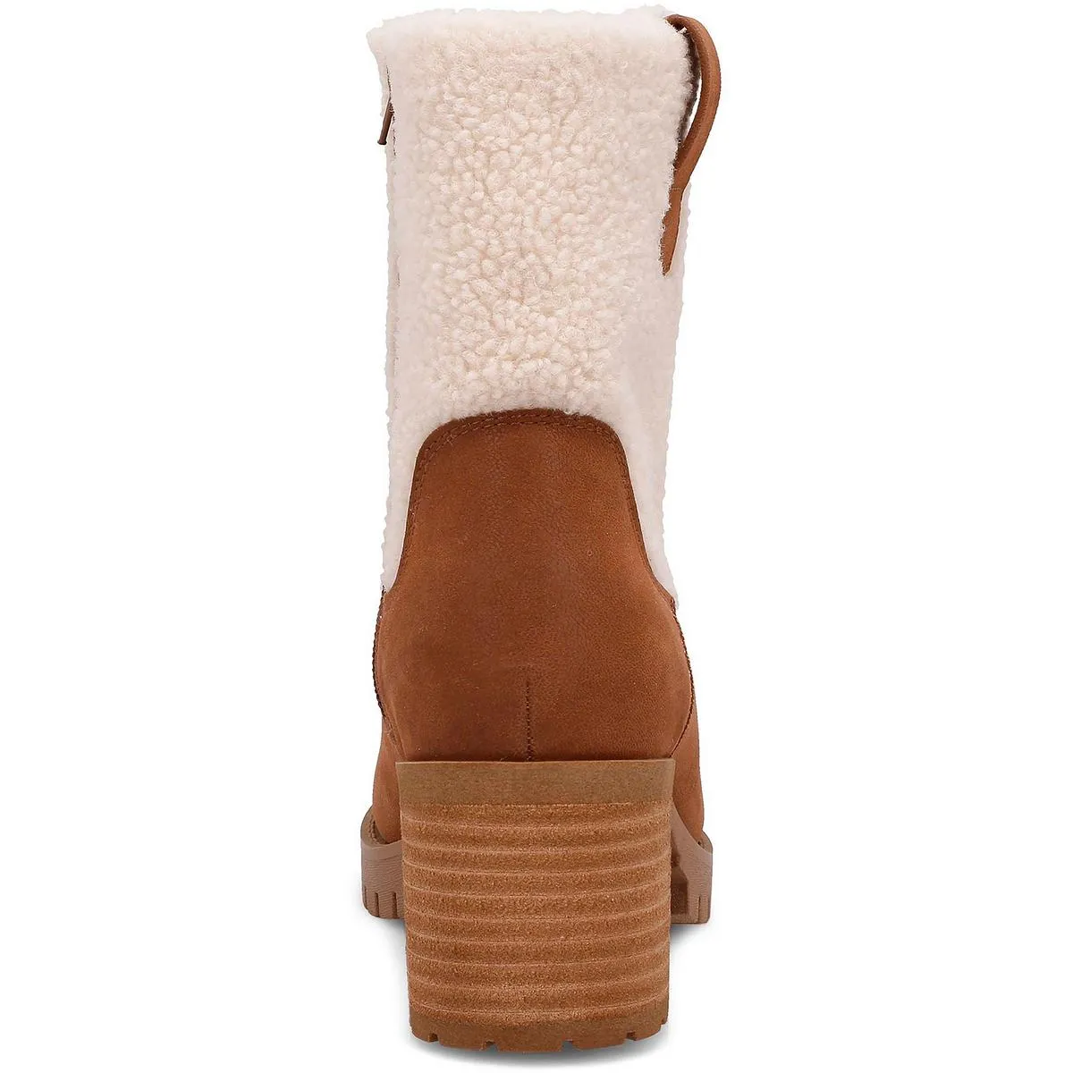 Jakob Womens Zipper Faux Fur Booties
