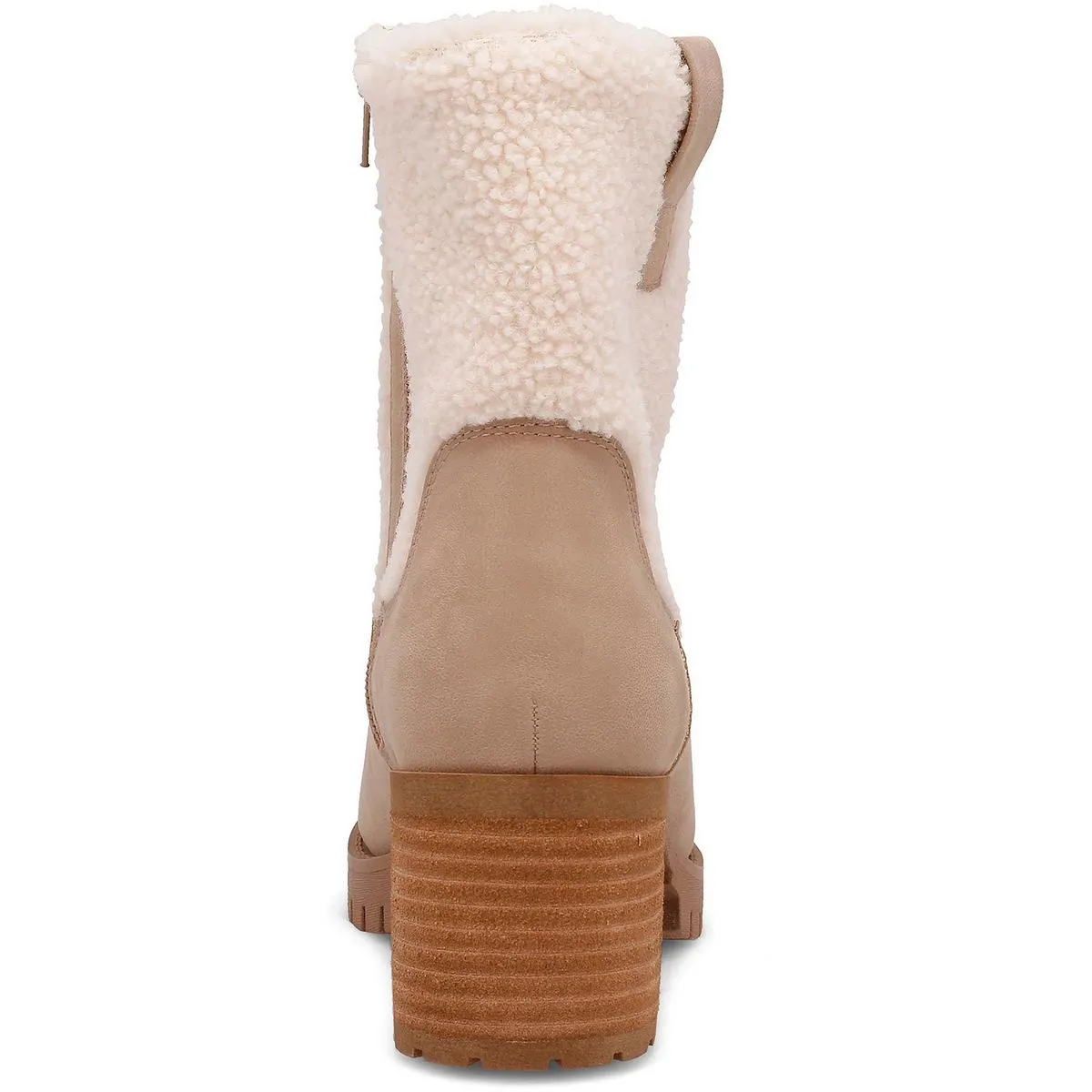 Jakob Womens Zipper Faux Fur Booties