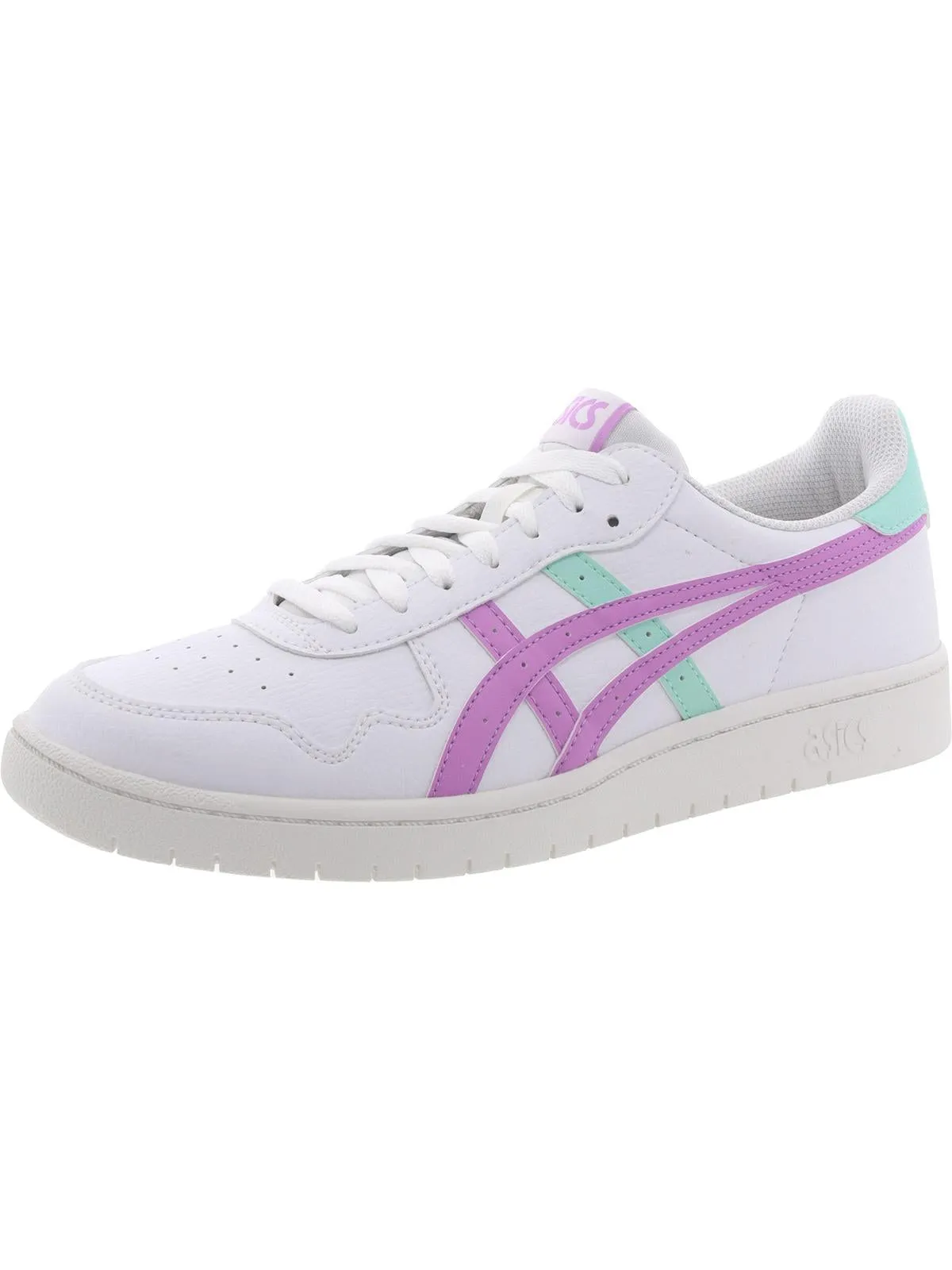Japan S Womens Faux Leather Gym Athletic and Training Shoes