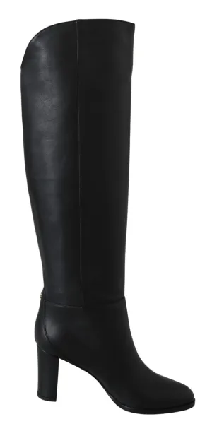 Jimmy Choo Elegant  Calf Leather Heeled Women's Boots