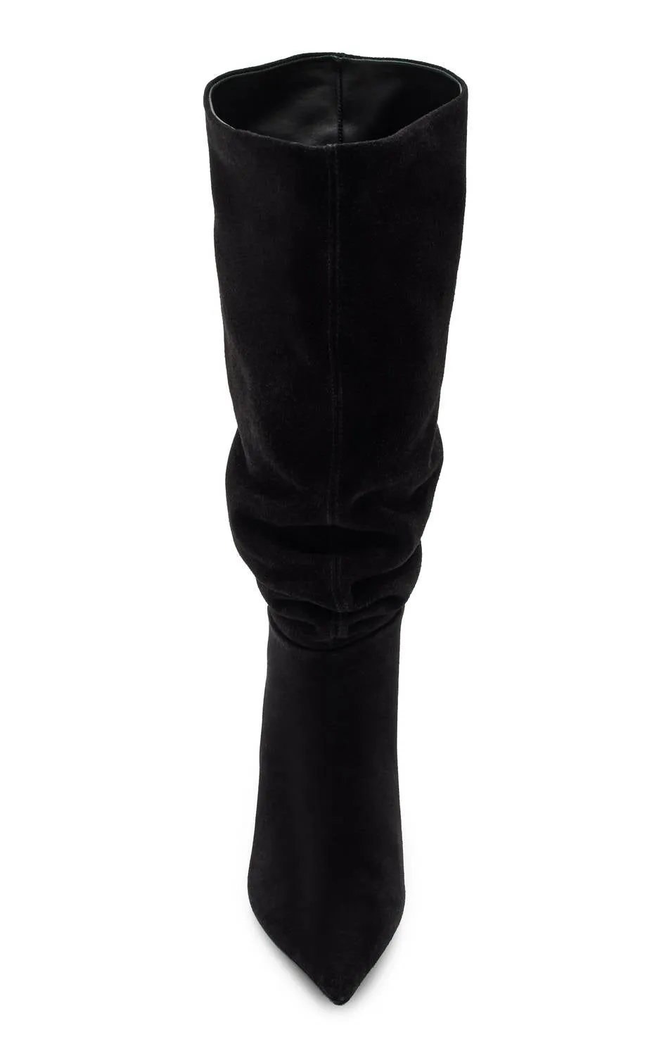 Jordi Suede Slouch Boot In Black