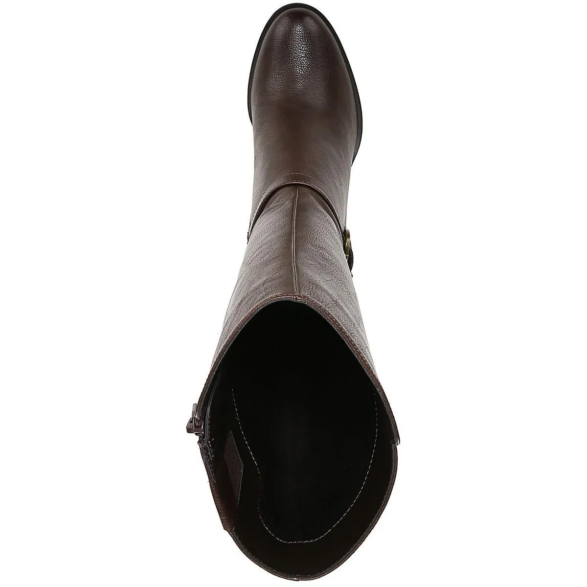 Joslynn Womens Faux Leather Narrow Calf Knee-High Boots