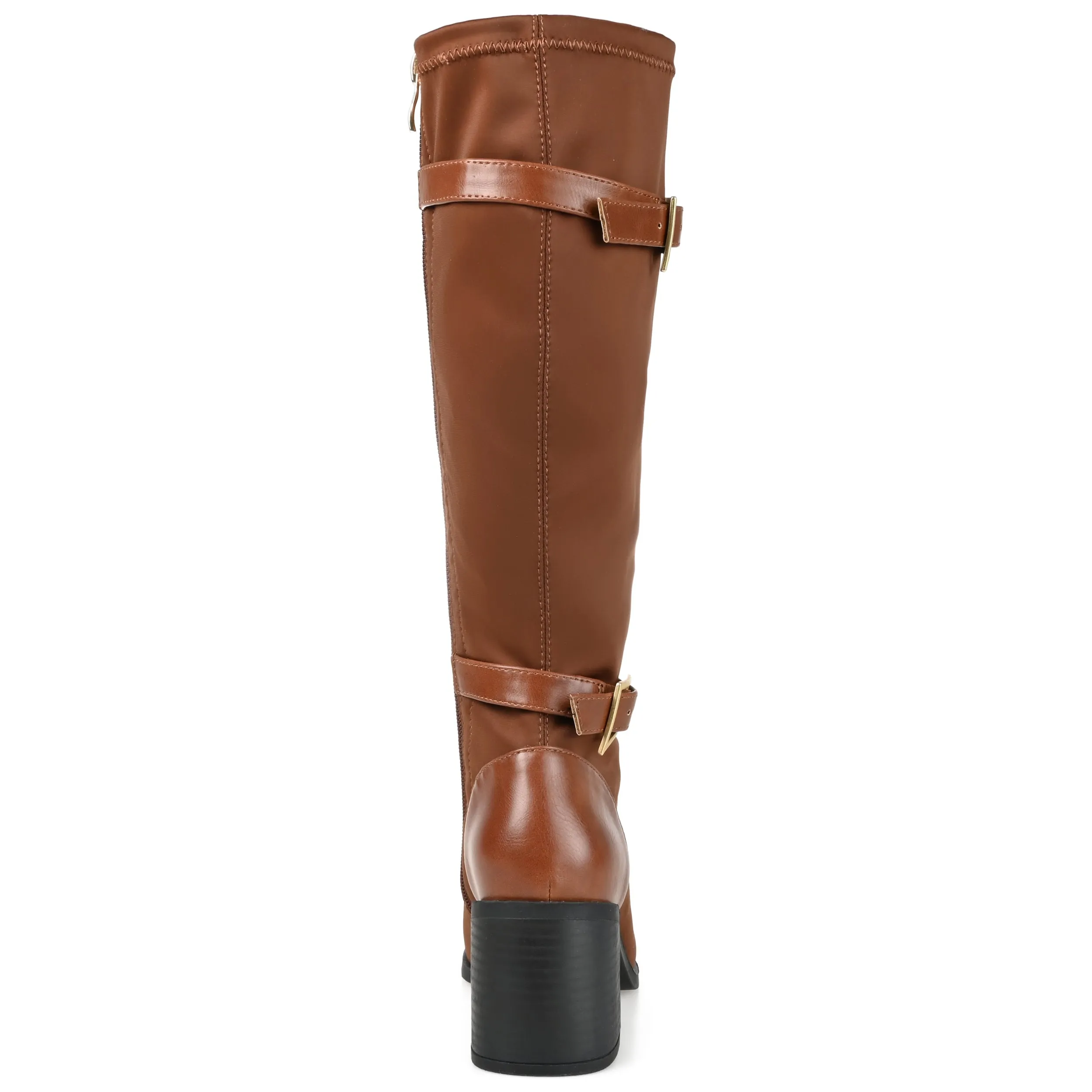 Journee Collection Womens Gaibree Stacked Heel Knee High Boots