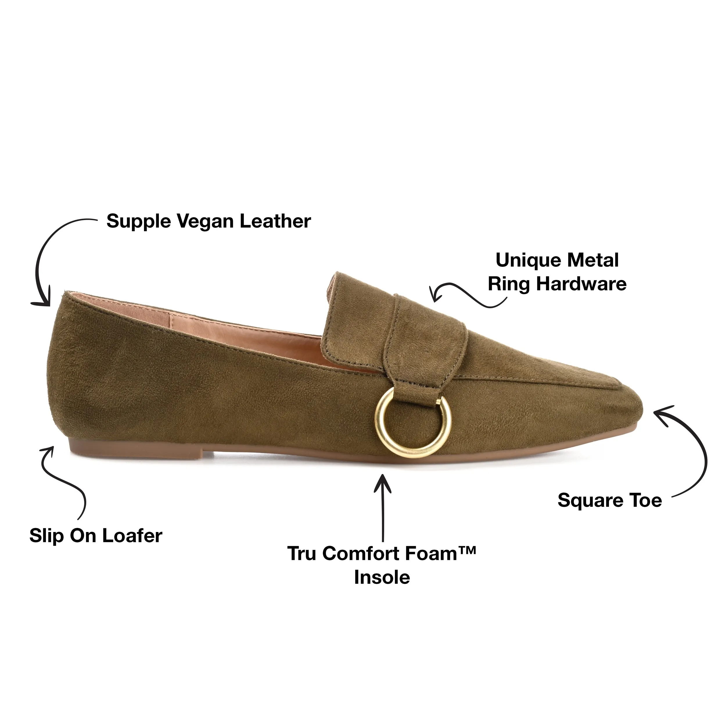 Journee Collection Women's Tru Comfort Foam  Benntly Flat