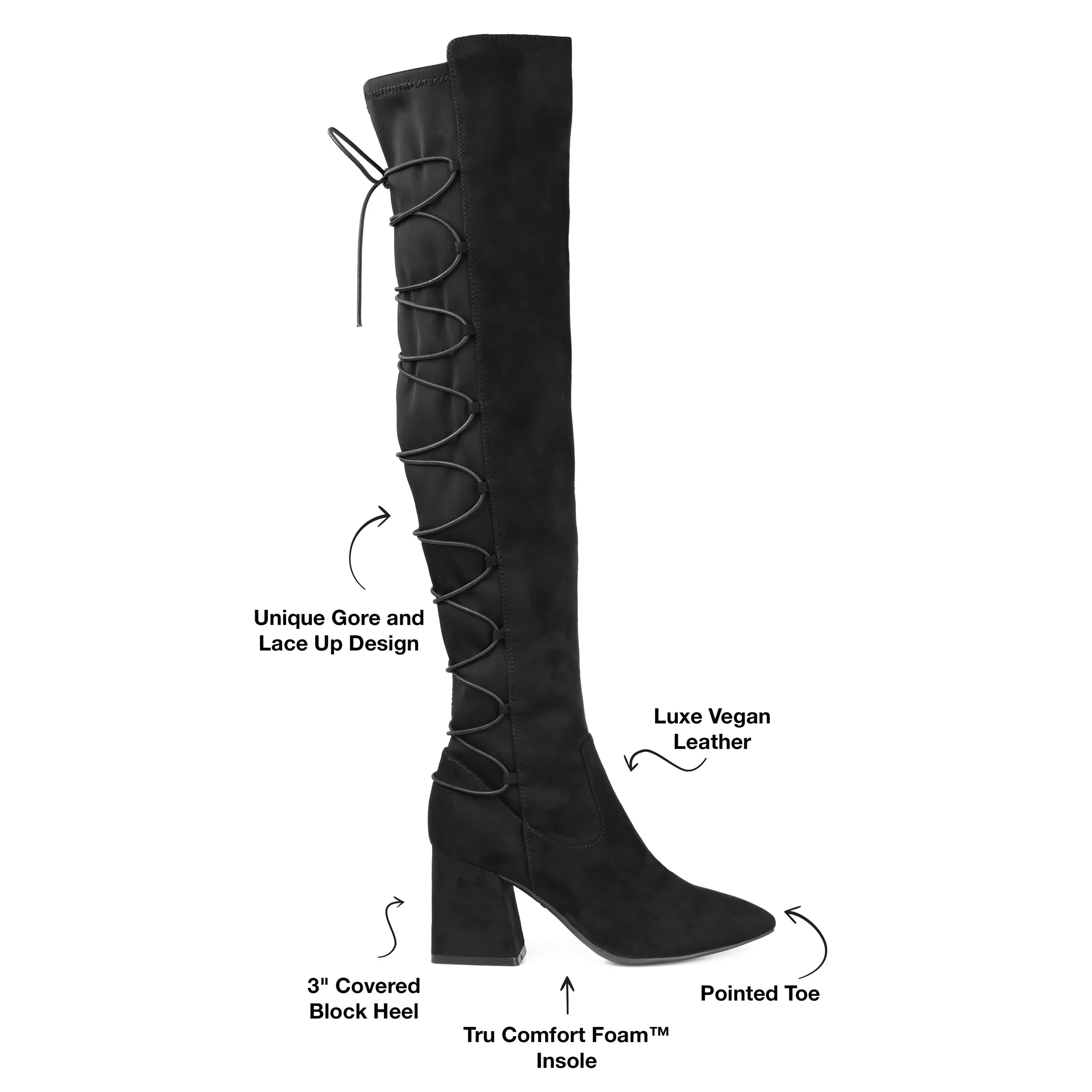 Journee Collection Women's Tru Comfort Foam Extra Wide Calf Valorie Boot