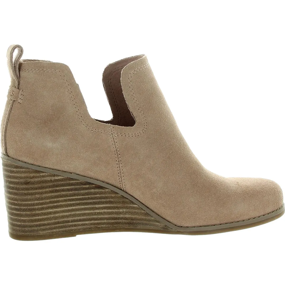 Kallie Womens Solid Man Made Wedge Boots