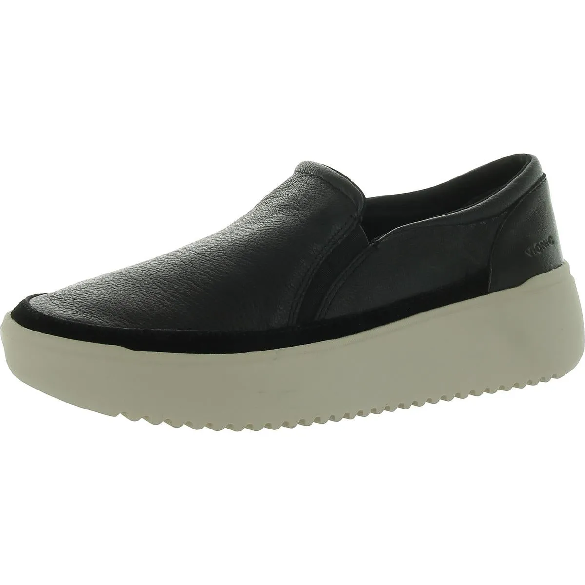 Kearny Womens Leather Lifestyle Slip-On Sneakers