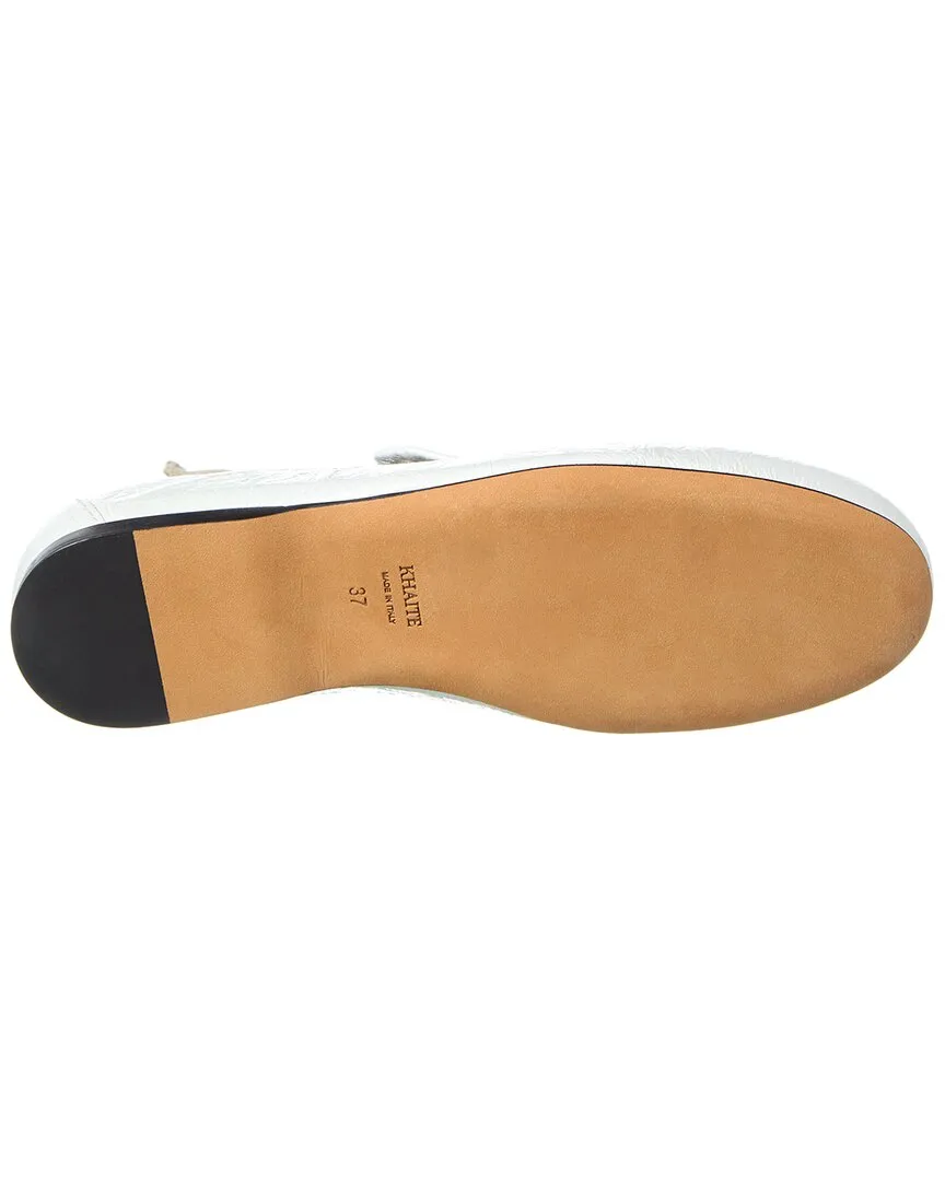 KHAITE Alessia Leather Loafer