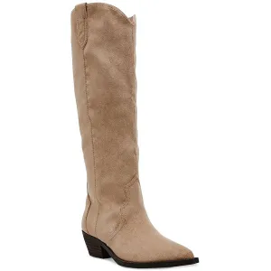 Kitt Womens Suede Derby Over-The-Knee Boots
