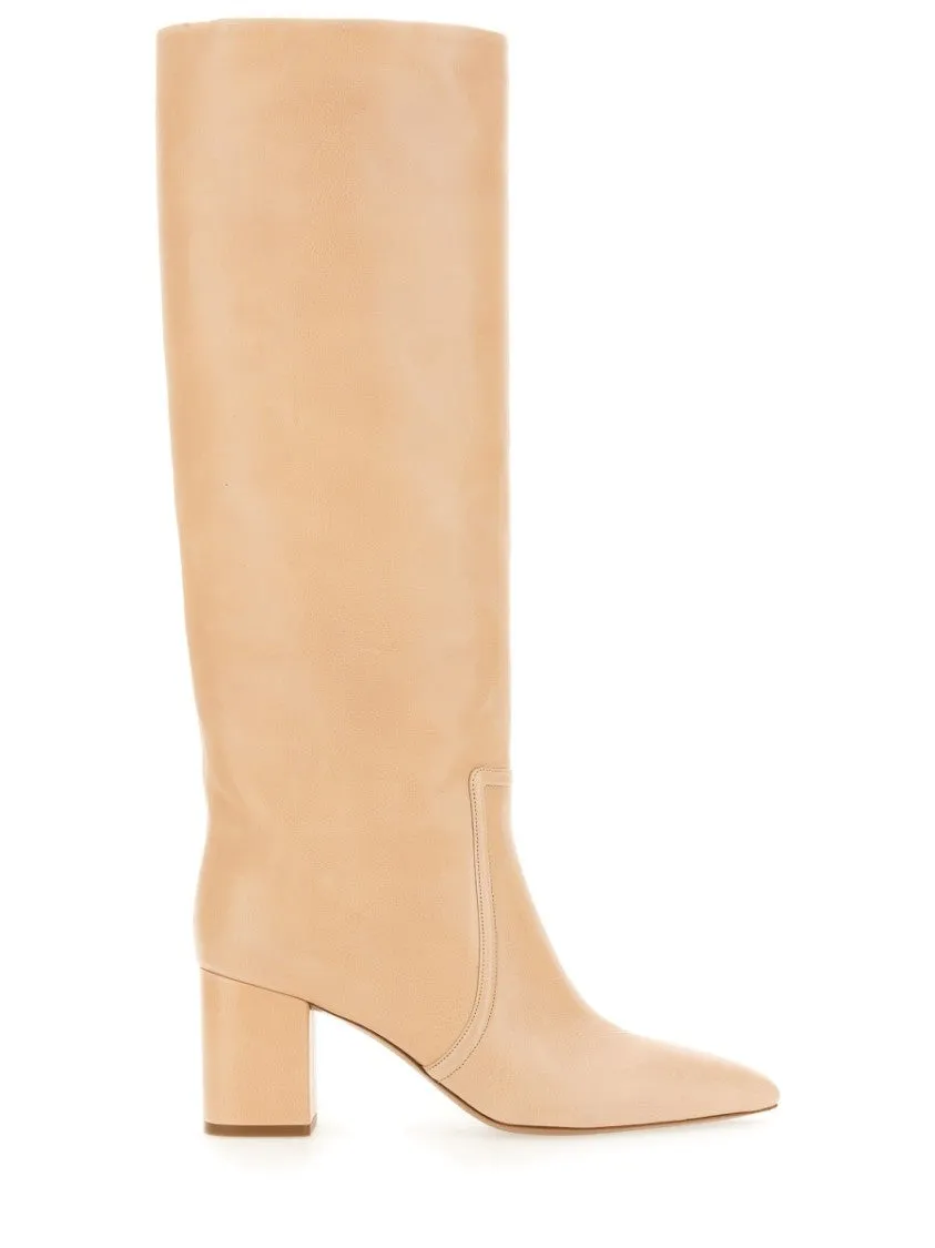 Knee-High Boots With Pointed Toe