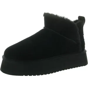 Koola Ultra Mini Womens Faux Fur Lined Leather Winter & Snow Boots