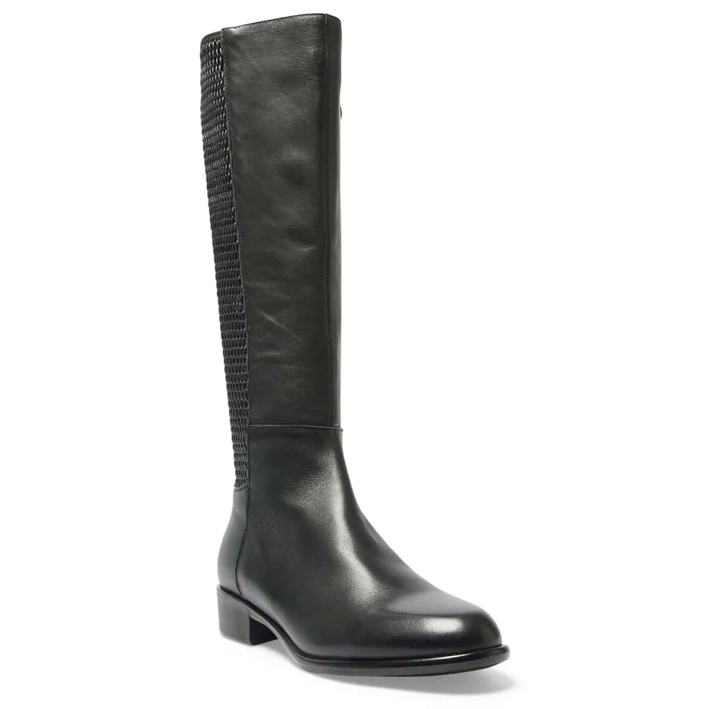 Langley Boot in Black Leather