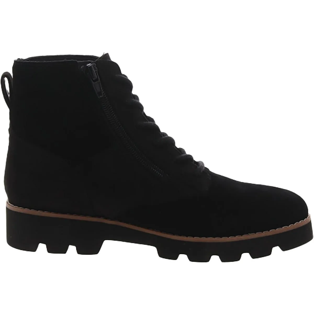 LARSON Womens Leather Lace up Ankle Boots
